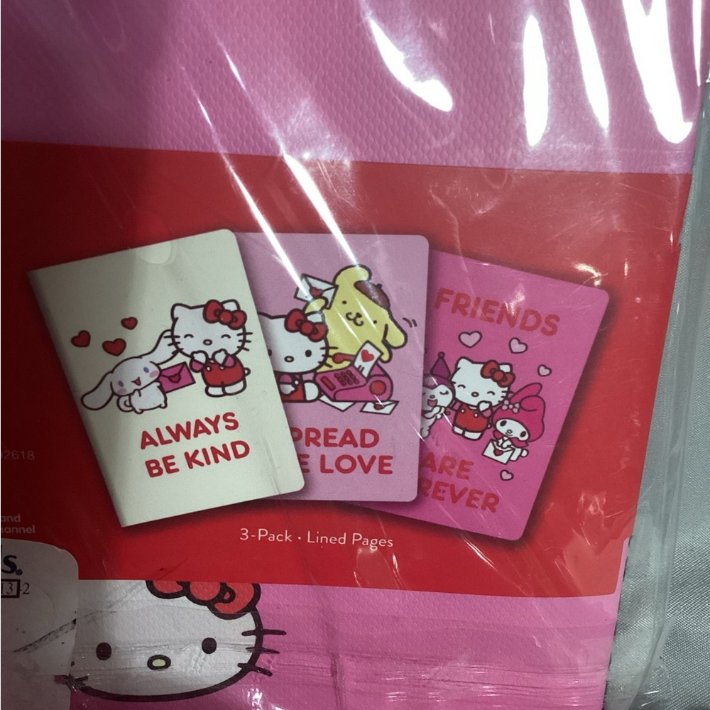 Hello Kitty Themed Gift Set Take 4- Keychains, Lip Glosses, Bags, Office, MORE - Picture 8 of 12